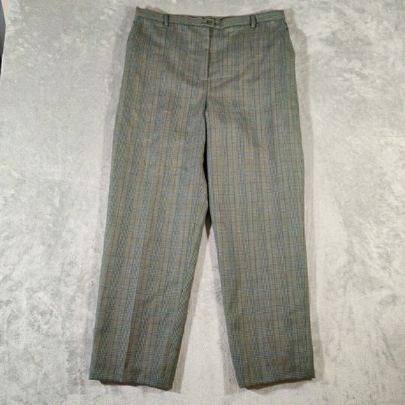 Pendleton Pants - Pendleton Gray Plaid Trousers